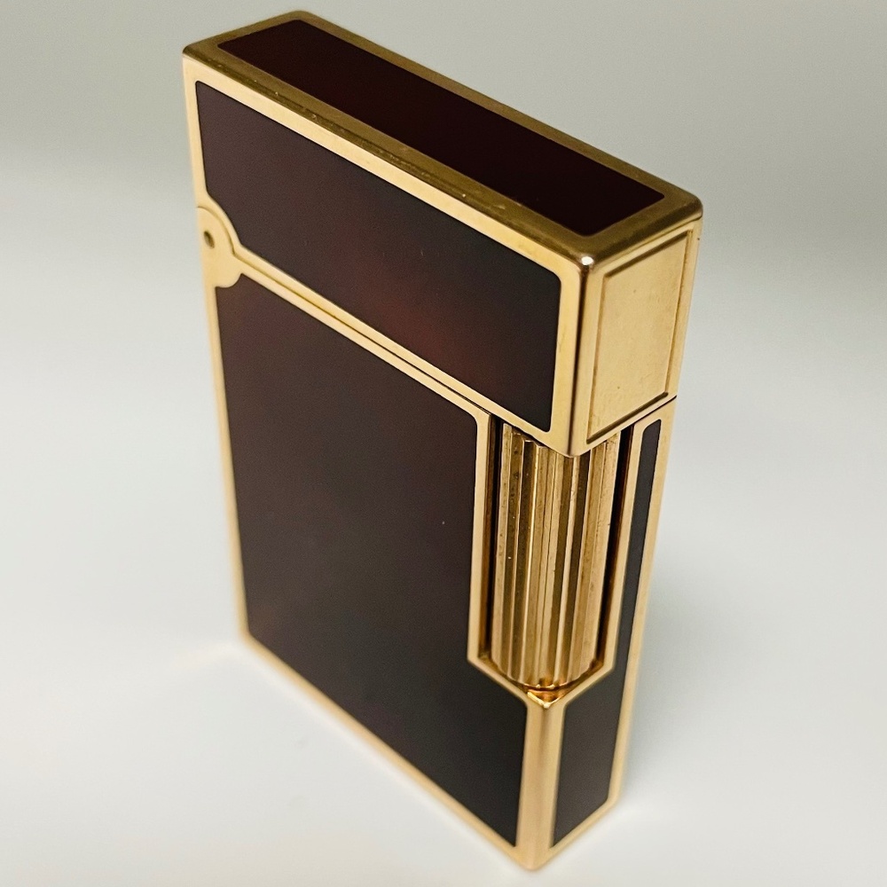 S.T. Dupont Paris Natural Lacquer Gold Plated Lighter
